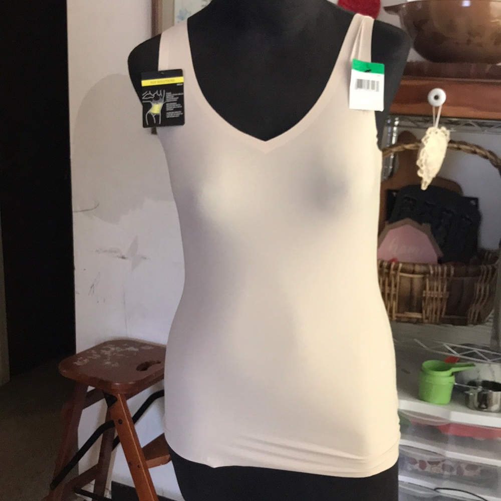 Maidenform Top Solutions Reversible Neckline Nude… - image 1